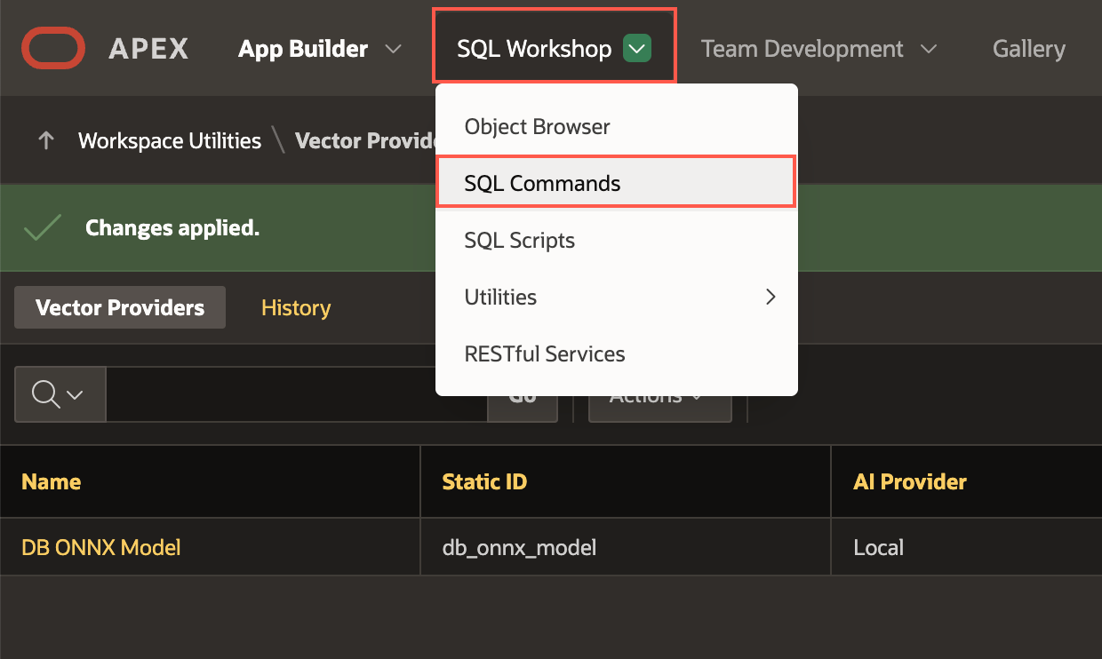 Navigation tabs